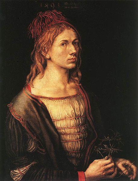 Albrecht Durer self-portrait at 22